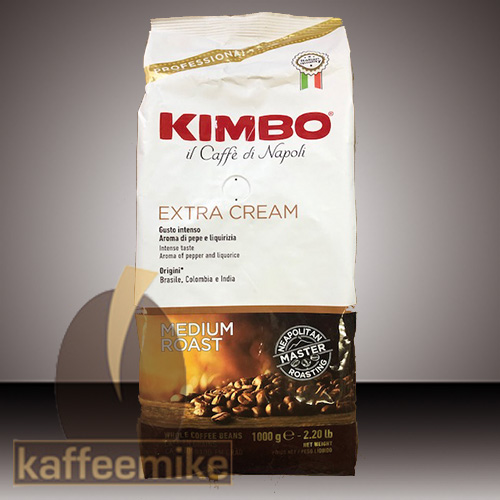 Kimbo Espresso Kaffee Extra Cream 1000g Bohnen