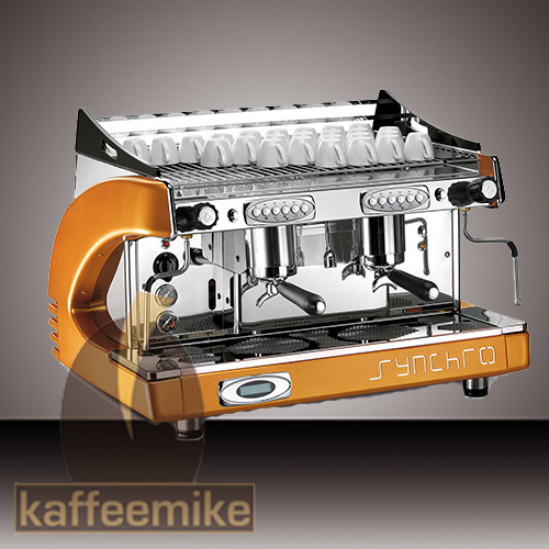 Royal Synchro Espressomaschine - 2gruppig Orange