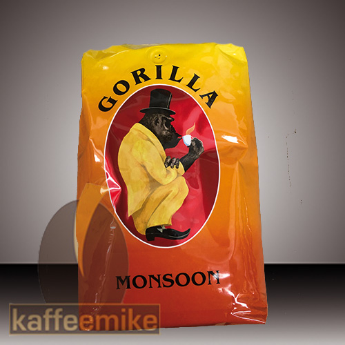 Gorilla India  Monsoon - Espresso Kaffee 1000g Bohne