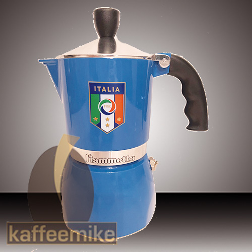 Bialetti Espressokocher Fiammetta 3 Tassen Nazionale Azzurri