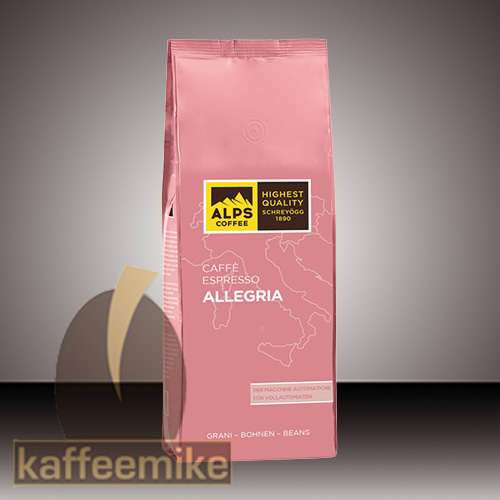 Alps Coffee Allegria Espresso Kaffee - 500 g Bohnen