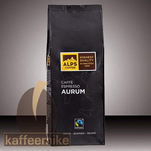 Alps Coffee Schreyoegg Aurum Fairtrade  - 1000g Bohnen