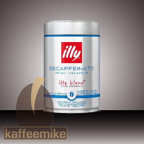 Illy Kaffee Espresso - entkoffeiniert Decaffeinato, 250g Bohnen