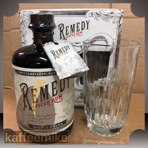 Remedy Spiced Rum 41,5% GB Highball Glas 0,7l