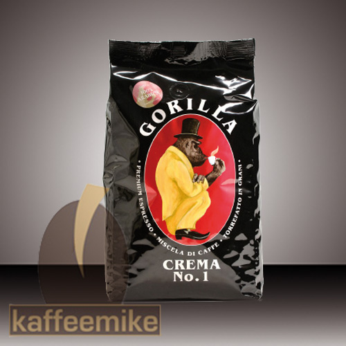 Gorilla Crema No.1 100% Arabica - Espresso Kaffee 1000g Bohnen
