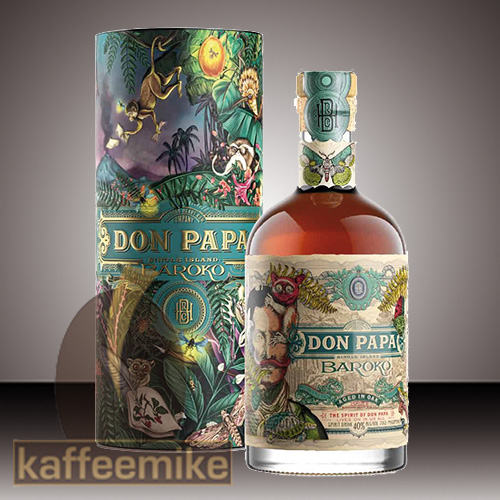Don Papa Baroko Rum Tube  40% 0,7l Flasche