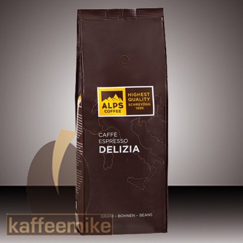 Alps Coffee Delizia Espresso Kaffee - 1000g Bohnen