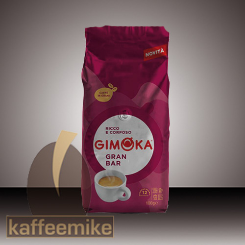 Gimoka Kaffee Espresso - Gran Bar Rosso, 1000g Bohnen