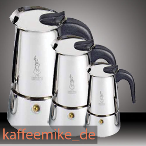 Bialetti Musa Elegance Espressokocher Induktion aus Edelstahl 6