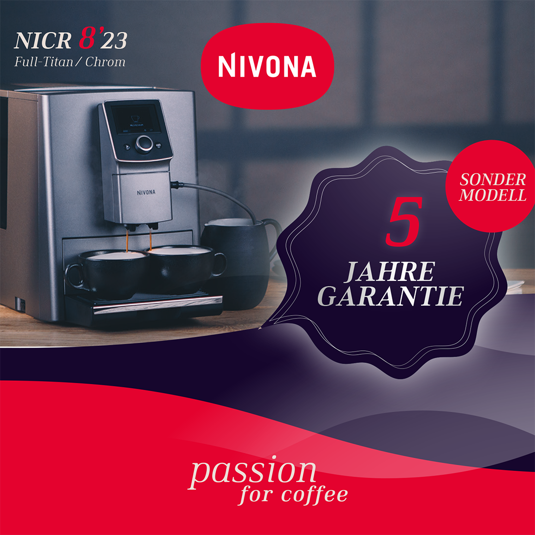Nivona CafeRomatica NICR 823 Kaffeeautomat Sondermodell Titan