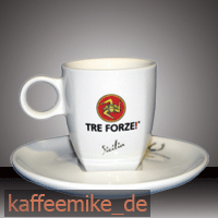 6x Tre Forze Caffe Cappuccino Tassen Service